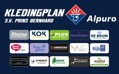 Met trots presenteren wij het nieuwe kledingplan van S.V. Prins Bernhard